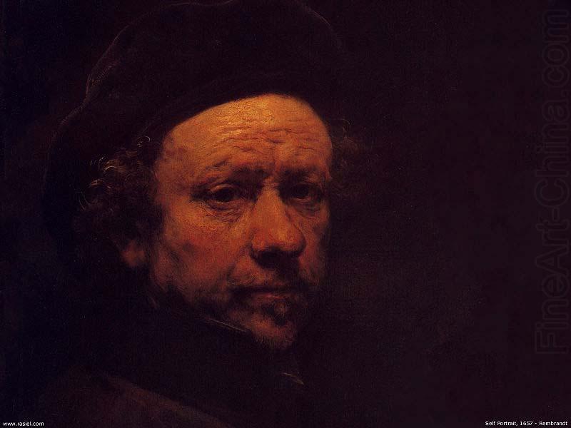 REMBRANDT Harmenszoon van Rijn Rembrandt  Self Portrait, china oil painting image